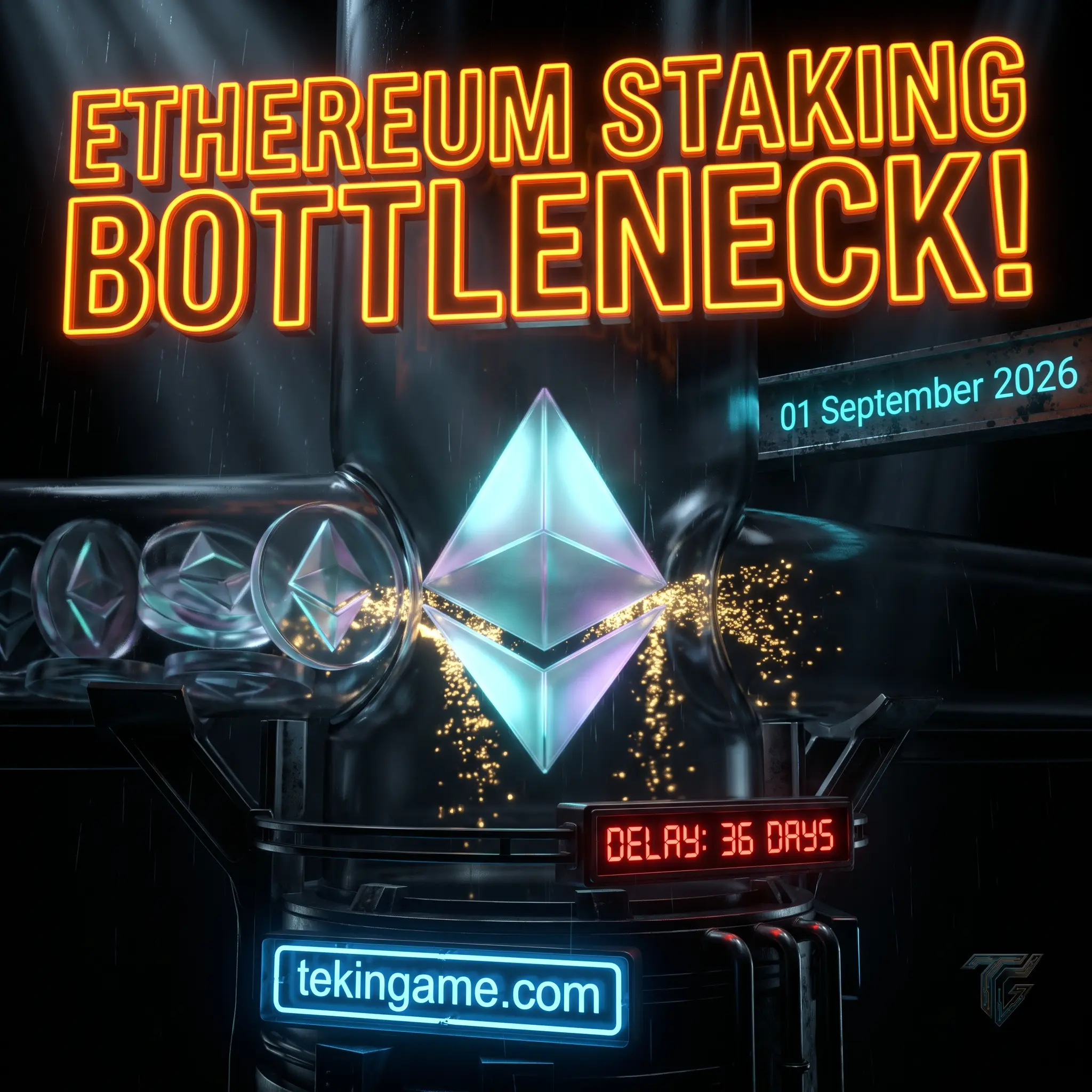 🔥 Ethereum Staking Congestion: 36-Day Activation Bottleneck Costs Depositors $350K Daily in Lost Yield