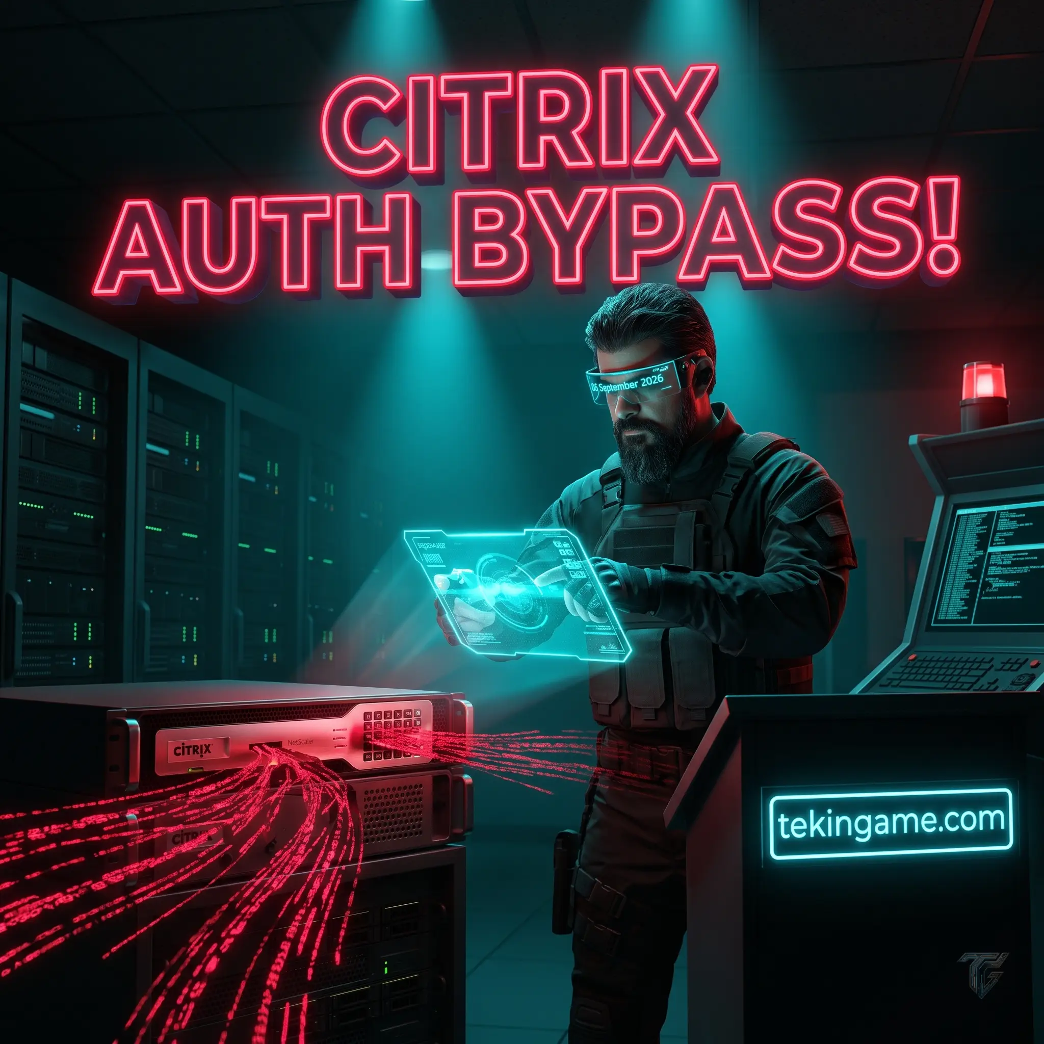 🔥 اختراق بوابات المؤسسات: استغلال نشط لثغرة تجاوز المصادقة في أجهزة Citrix NetScaler