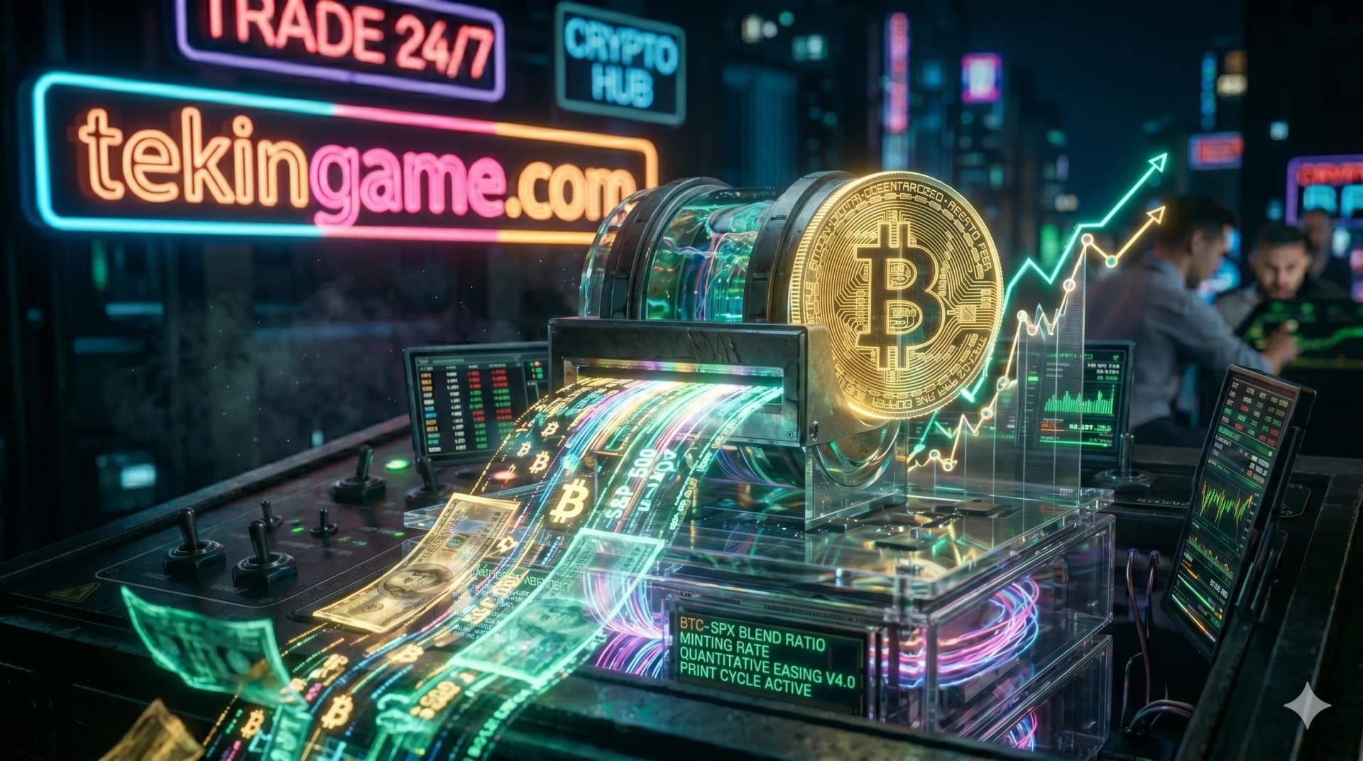 🔥 بیتکوین و S&P 500 زیر ذرهبین: تاثیر ماشین چاپ پول بر ارزش واقعی داراییها!