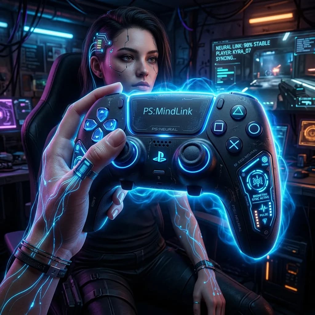 🕹️ ذراع بلايستيشن الجديدة تقرأ أفكار اللاعبين؟