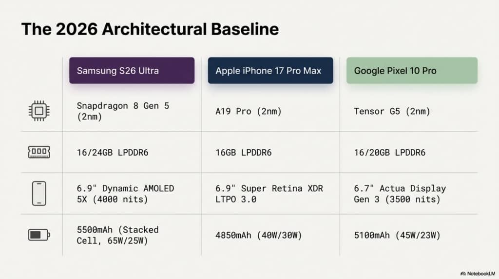 Smartphone Comparison 2026