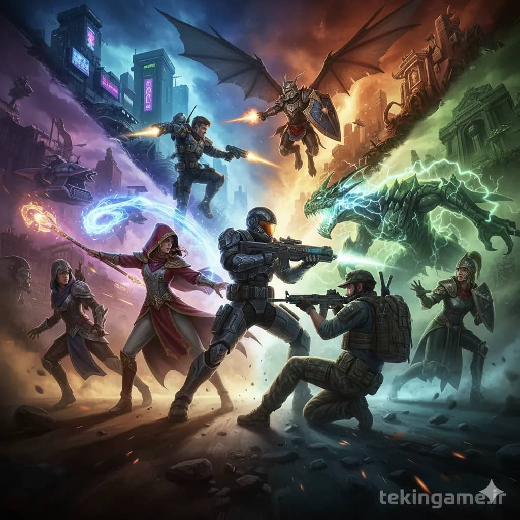 بهترین بازیهای رایگان 2026 — PS5/PC/Xbox (F2P)