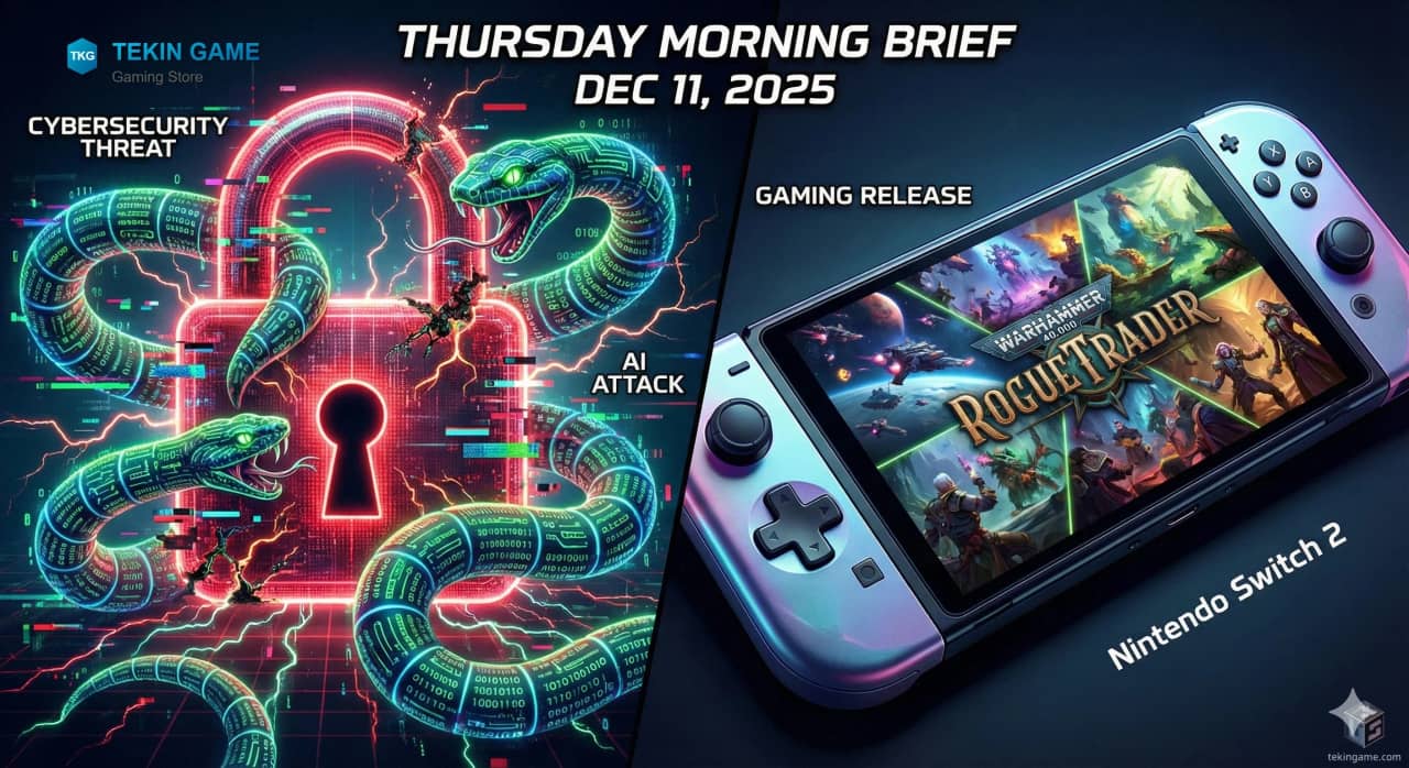 Thursday Morning Brief: OpenAI’s "Zero-Day" Warning, The Switch 2 Game Surge & Pixel 10 Holiday Fire Sales (Dec 11 Analysis)