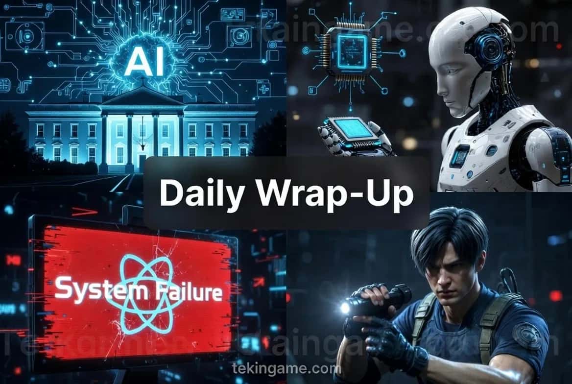 The December 12 Wrap-Up: Trump’s AI War, The 600k React Leak, TGA’s Aftermath, and The Rise of Physical AI