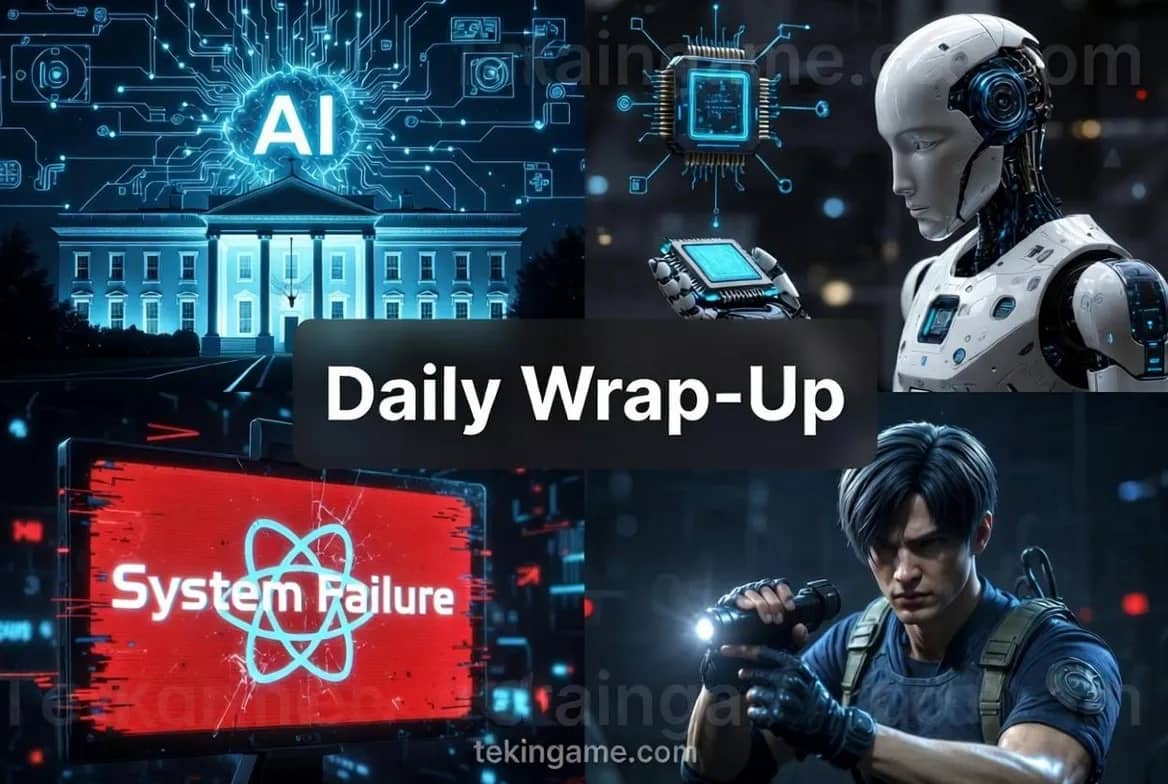 حصاد 12 ديسمبر: حرب ترامب على الذكاء الاصطناعي، كارثة تسريب React، وتجسيد الـ AI في الروبوتات (التقرير الكامل)