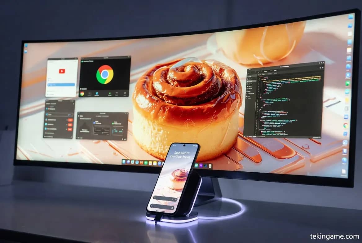 Android 17 (Cinnamon Bun) Leaked: True Desktop Mode, "Living" UI, and the Death of Cheap Laptops (Comprehensive Analysis)