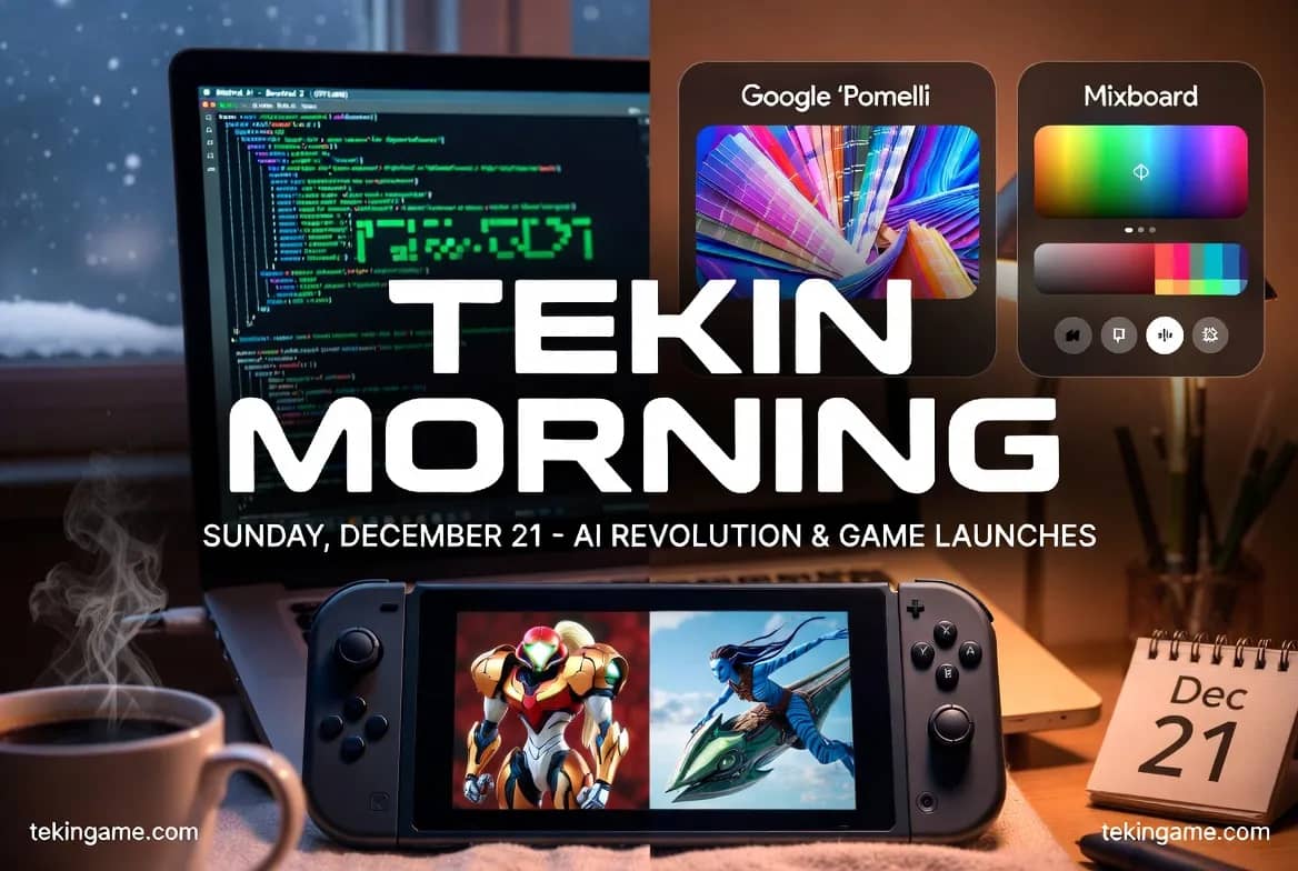 تكين مورنينج: ثورة الذكاء الاصطناعي يوم الأحد؛ ميسترال تطلق نموذج "Devstral 2" المجاني، أدوات جوجل الإبداعية، وعاصفة إطلاقات ألعاب ديسمبر