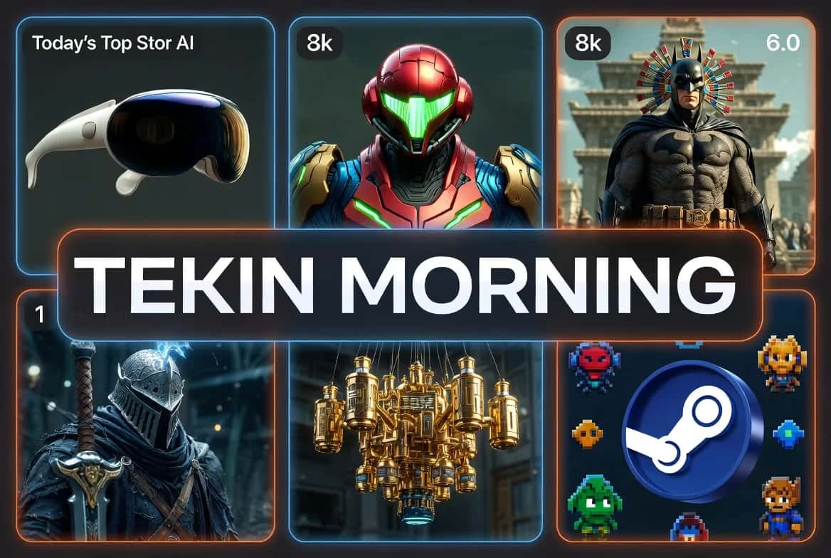 Tekin Morning: HTC’s Bold AI Pivot, Metroid’s Historic 5-Million Record, and The Return of Sam Fisher in a Snowy Chicago
