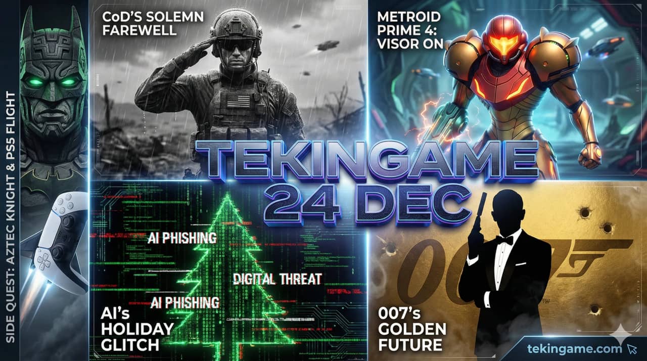 تيكين مورنينغ: وداعاً للأب الروحي لـ Call of Duty؛ وعاصفة "الاحتيال بالذكاء الاصطناعي" تضرب الكريسماس، ونينتندو تحطم الأرقام