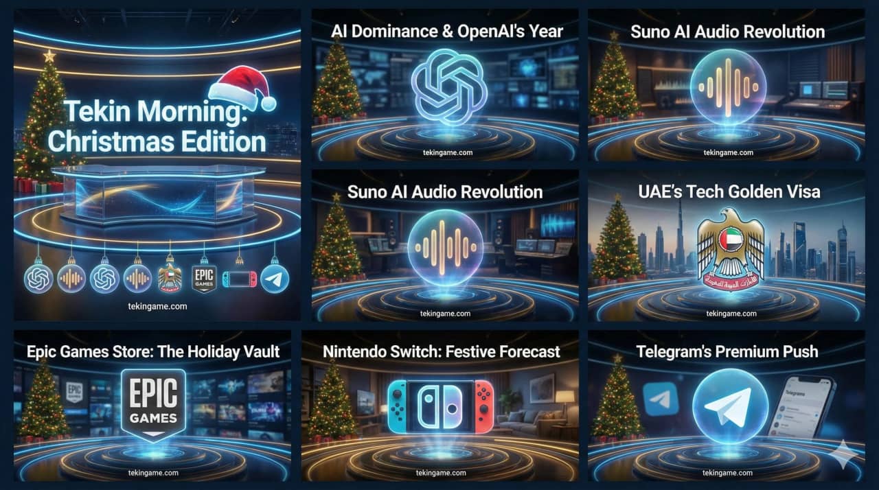 Tekin Morning Christmas Special: From OpenAI's Psychological Mirror to Dubai's Red Carpet for AI Talent; The Yellow Box is Finally Open