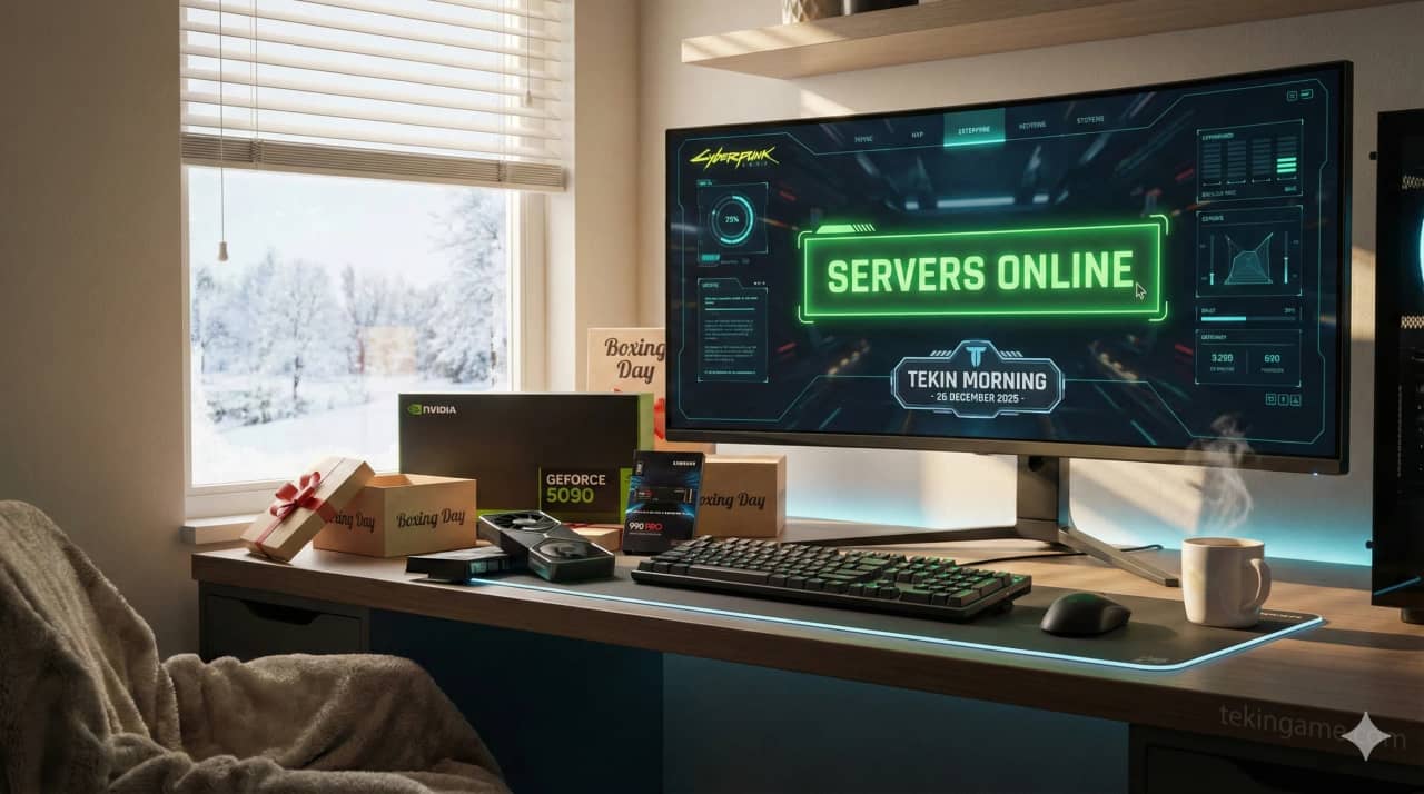 Tekin Morning: Epic Servers Restored, RTX 5090 Leaks Surface, and Our $50 AI Gift to You (Boxing Day Special)