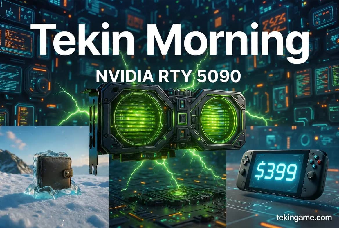 Tekin Morning: The 500W NVIDIA Monster, Steam’s Wallet Drain, and Switch 2 Price (Dec 27)