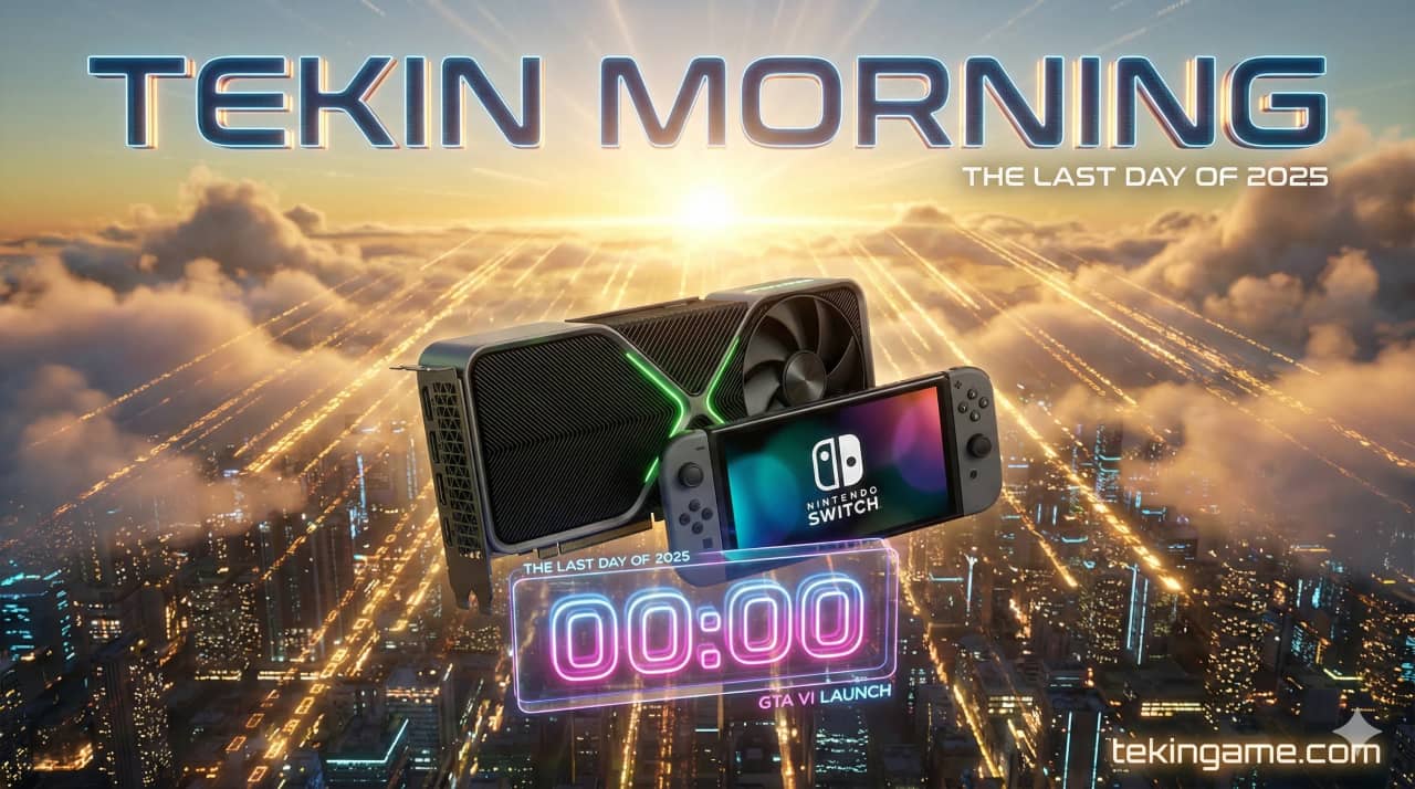 تيكين مورنينغ (31 ديسمبر 2025): قنابل التكنولوجيا الأخيرة لهذا العام؛ من العد التنازلي السري لـ Rockstar إلى وحش إنفيديا RTX 5090 Ti