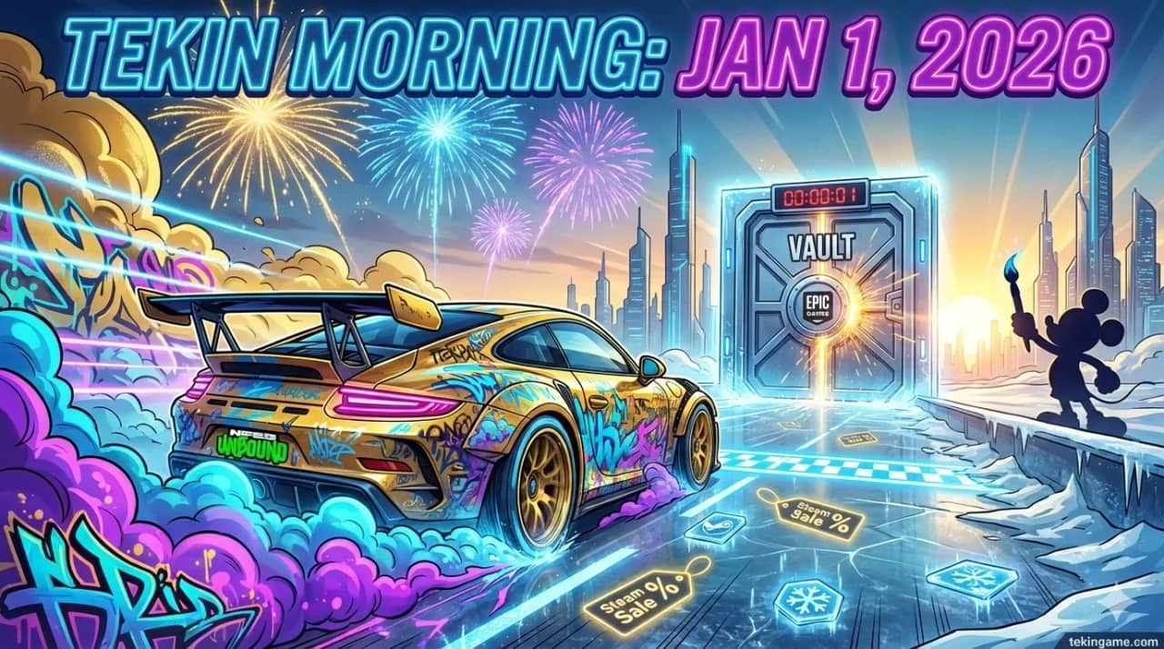 تيكين مورنينغ خاص (1 يناير): غنائم 2026 الرقمية؛ من Need for Speed المجانية على سوني إلى القائمة الذهبية لتخفيضات Steam التي يجب شراؤها قبل 4 يناير