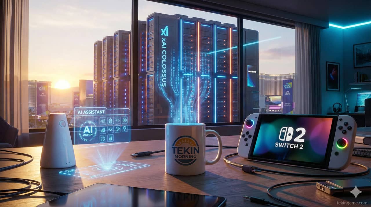 صباح تيكين (2 يناير): انفجار الذكاء الاصطناعي في 2026؛ كشف مشروع جوني آيف السري وعاصفة معرض CES