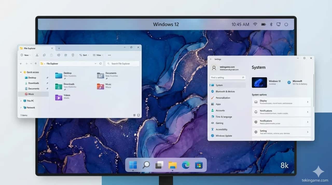 وداعاً ويندوز 10: مايكروسوفت تكشف موعد إطلاق Windows 12 وميزة "AI Explorer" المرعبة (تحليل شامل)
