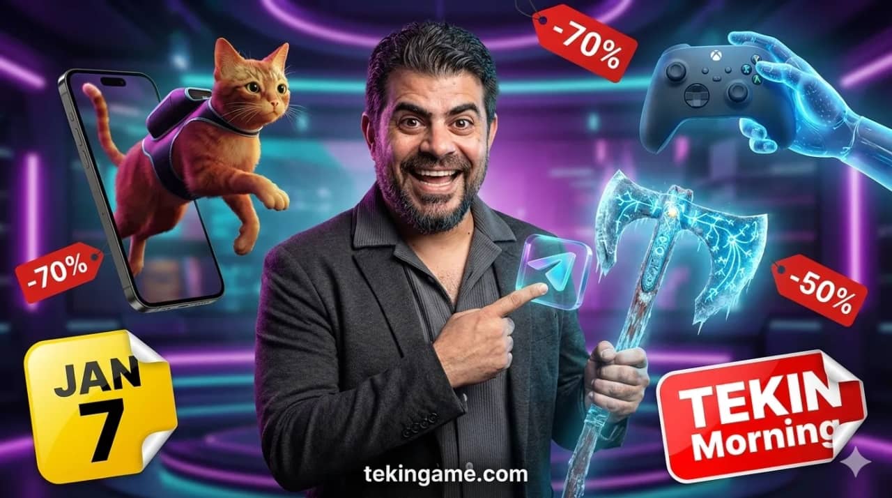 Tekin Morning (Jan 7, 2026): Sony's massive 70% Holiday Sale Part 2, Xbox AI that plays for you, and Ken Levine's 'Judas' finally revealed