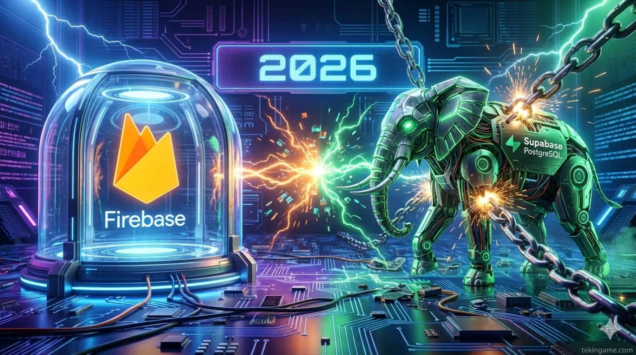 نبرد دیتابیسها در ۲۰۲۶: فایربیس (Firebase) یا سوپابیس (Supabase)؟ کدام برای پروژههای Next.js شما بهتر است؟ (تحلیل تخصصی معماری، هزینه و AI)