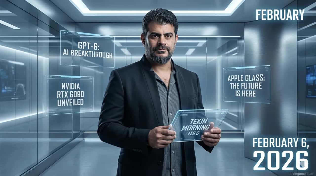 Tekin Morning: Top 6 Tech Hits Today (Feb 6, 2026); From NVIDIA's New Giant to Windows AI-OS!