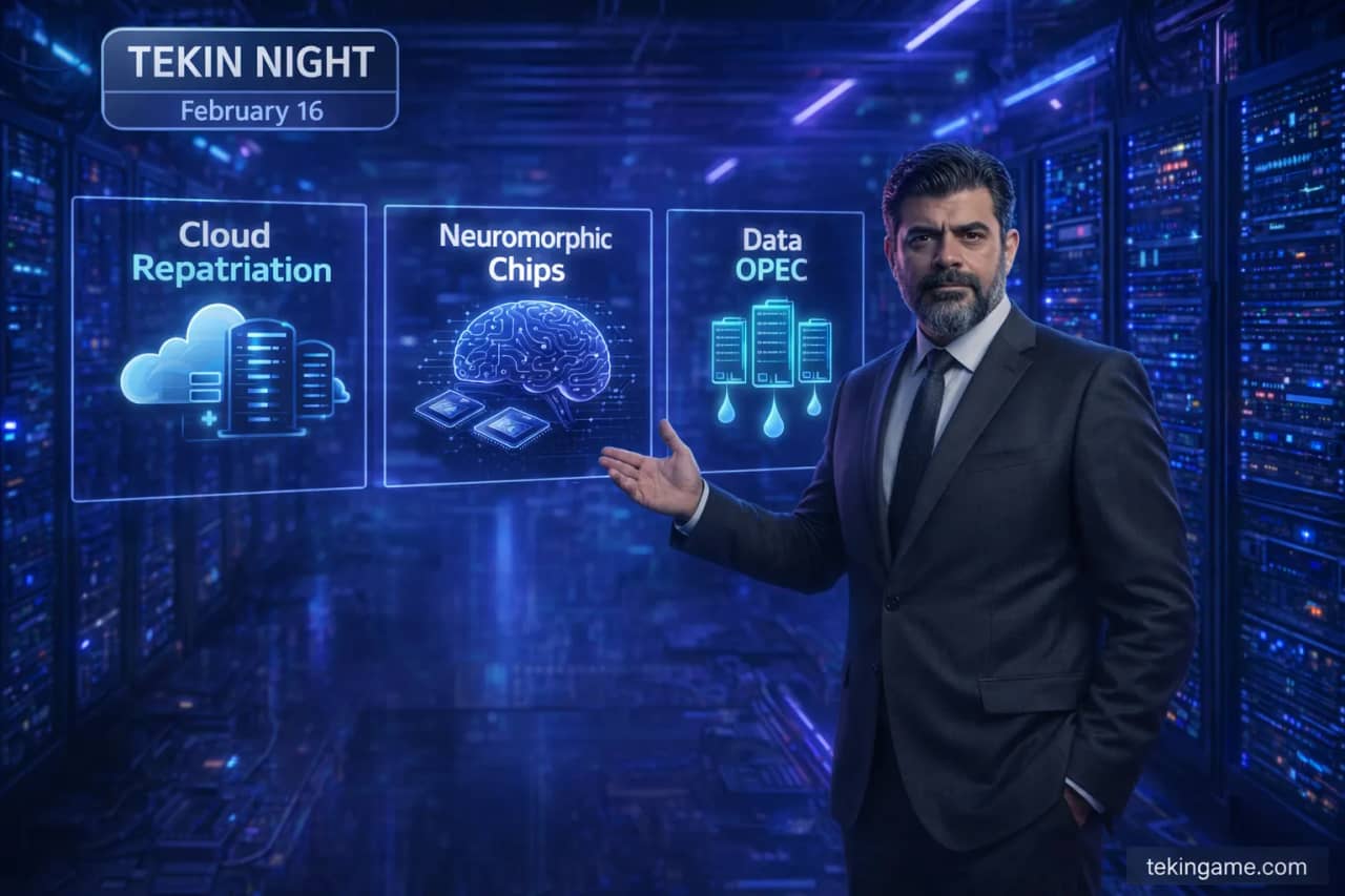 Tekin Night; Feb 16, 2026: Hardware Rebellion, the Death of Public Cloud, and the Birth of Cybernetics