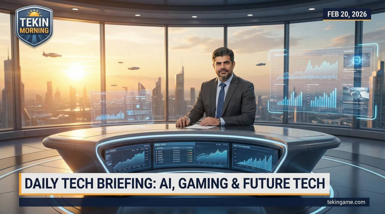 Tekin Morning: Feb 20, 2026 – Gemini 3.1 Pro Shockwave, Console War Returns & the $650B Silicon Valley Gamble ☀️☕