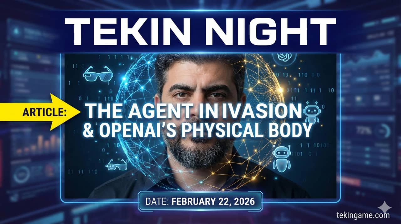 Tekin Night Feb 22, 2026 : The Agent Invasion and OpenAI’s Physical Body; Silicon Valley’s Raid on Everyday Life