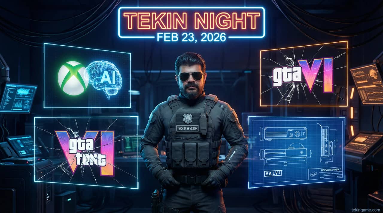 Tekin night Feb 23, 2026: From the AI Earthquake at Xbox to the GTA 6 Delay Disaster and Valve's Hardware Storm