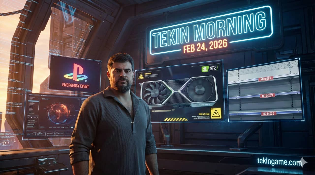 Tekin Morning: From PlayStation's Emergency Counterattack and Nvidia's Monster to the Eternal Death of Physical Discs (Feb 24)