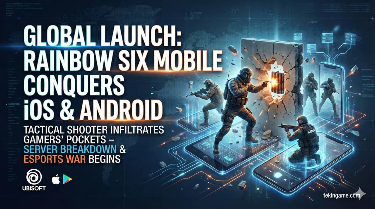 Tekin Evening Radar: Tactical Infiltration into Gamers' Pockets; Rainbow Six Mobile Officially Conquers Mobile Servers