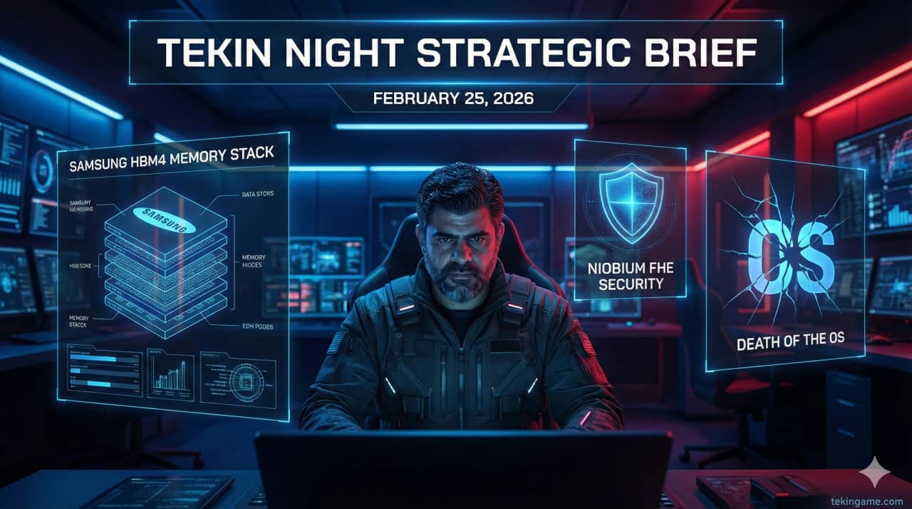 Tekin Night Feb 25: Dissecting Samsung’s Synthetic Brains and the Manifesto of the Dead OS 🌒🛡️