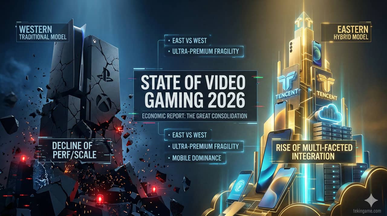 گزارش تکاندهندهی اقتصاد گیمینگ ۲۰۲۶: سقوط امپراتوریهای غربی و ظهور بیرحمانهی دراگونهای چینی