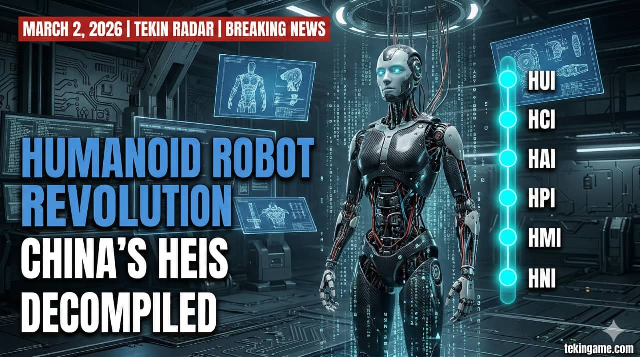 Tekin Radar: China Unveils the World's First National Standard for Humanoid Robots (HEIS 2026)