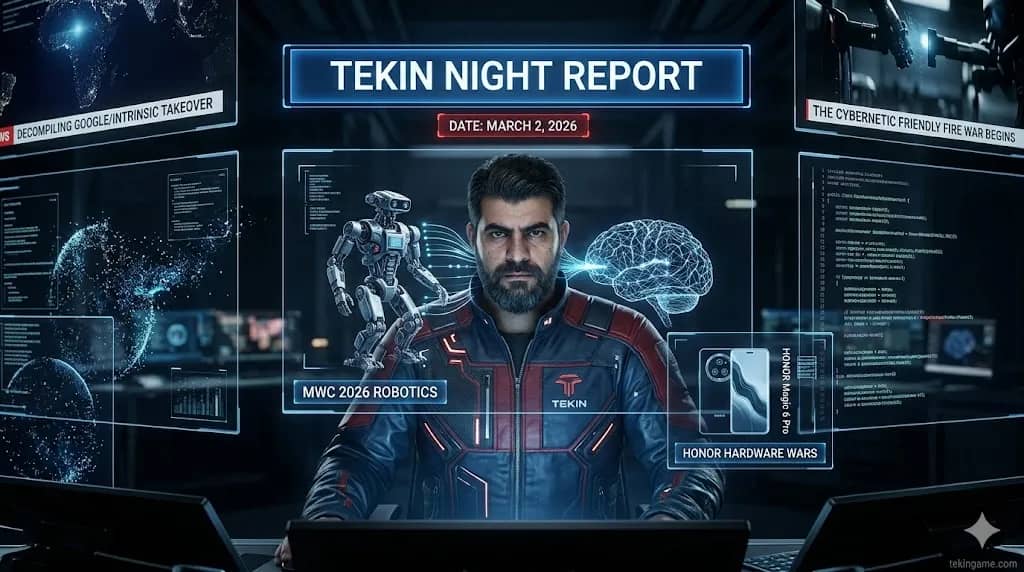 Tekin Night — March 2, 2026: Robotics Night — From Honor's Humanoid Robot to Singapore's $800M Semiconductor Bet