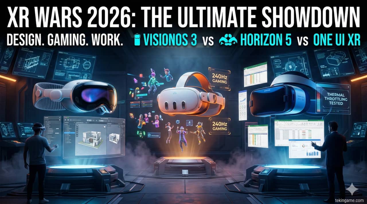 Vision Pro 2 vs Quest 5 vs Galaxy XR 2: The Final Spatial Computing War 2026
