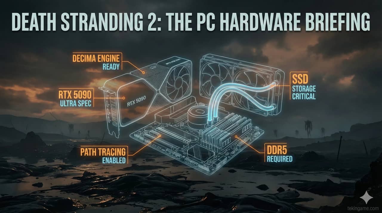 آمادهباش کامل برای ۱۹ مارس: راهنمای قطعی قطعات و سیستم مورد نیاز Death Stranding 2 در PC