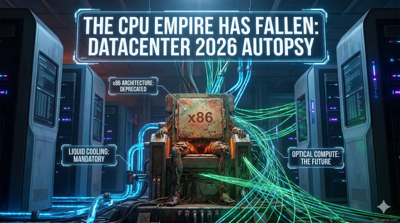 سقوط امپراتوری CPU: چرا GPUها و NPUها دیتاسنترهای شرکتی ۲۰۲۶ را فتح کردند؟