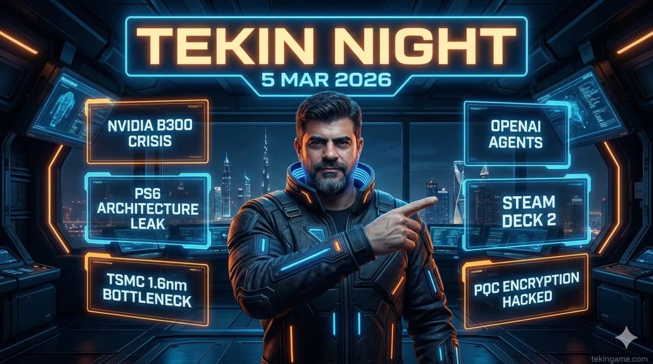 Tekin Night March 5: The Blackwell Thermal Crisis, End of Chatbots & PS6 Leaks