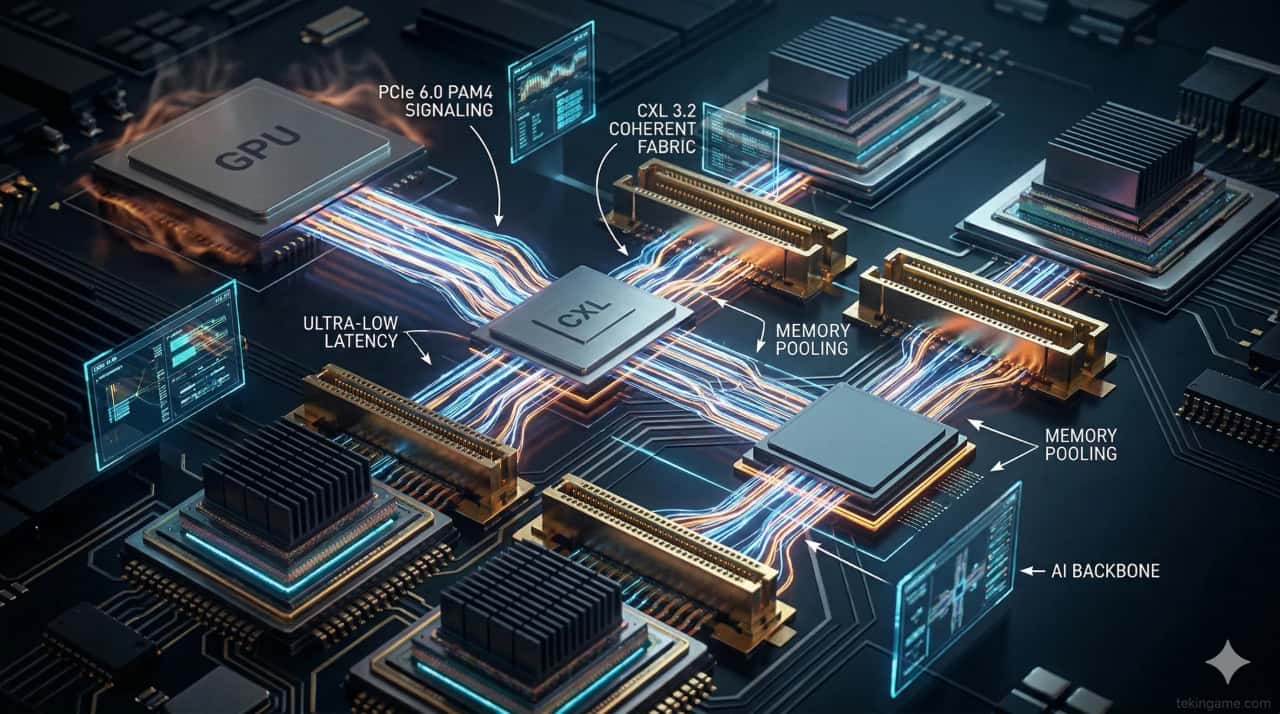 Autopsy of the AI Backbone: The 2026 Datacenter Leap to PCIe 6.0 and CXL 3.2