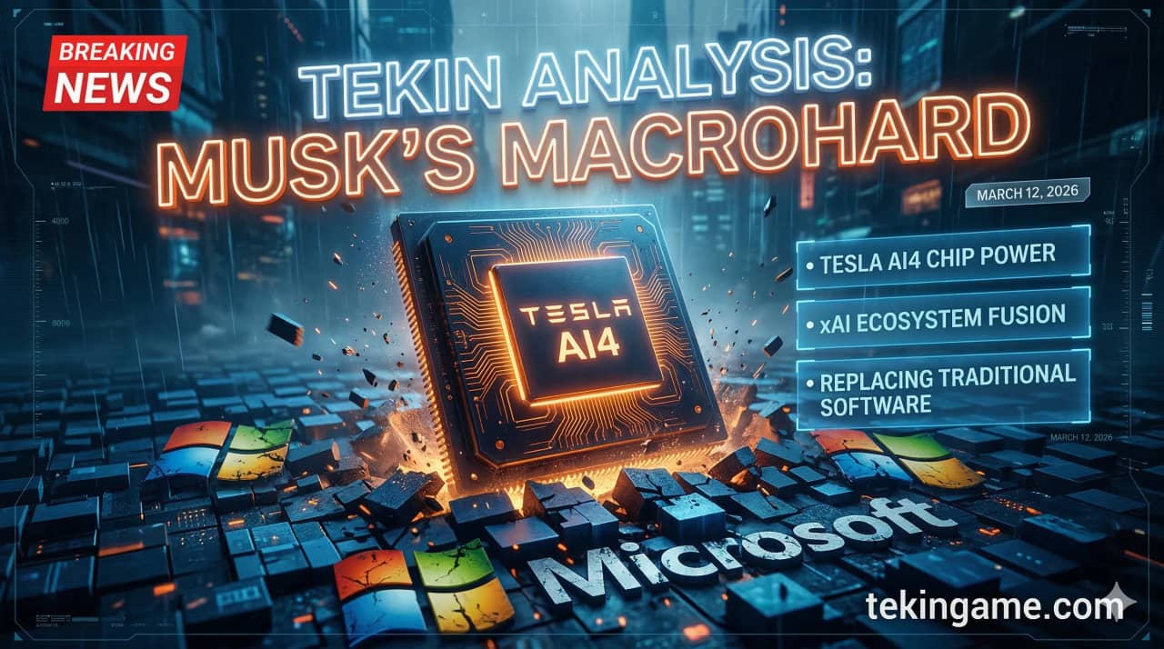 انگلیسی: Tekin Analysis: Elon Musk's Macrohard; When Tesla & xAI Want to Replace Software Companies