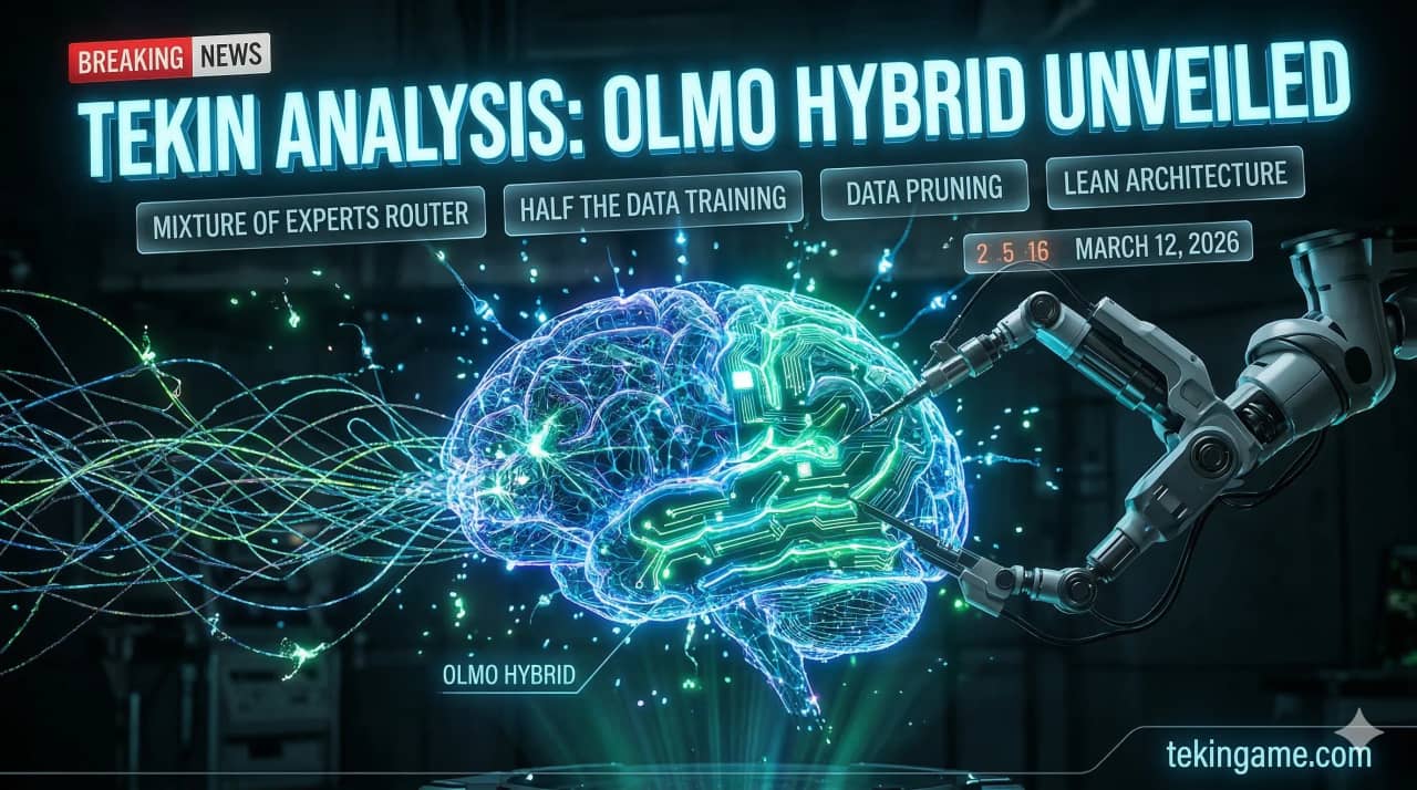 The Olmo Hybrid Model: When an Open-Source LLM Achieves Equal Quality with Half the Data