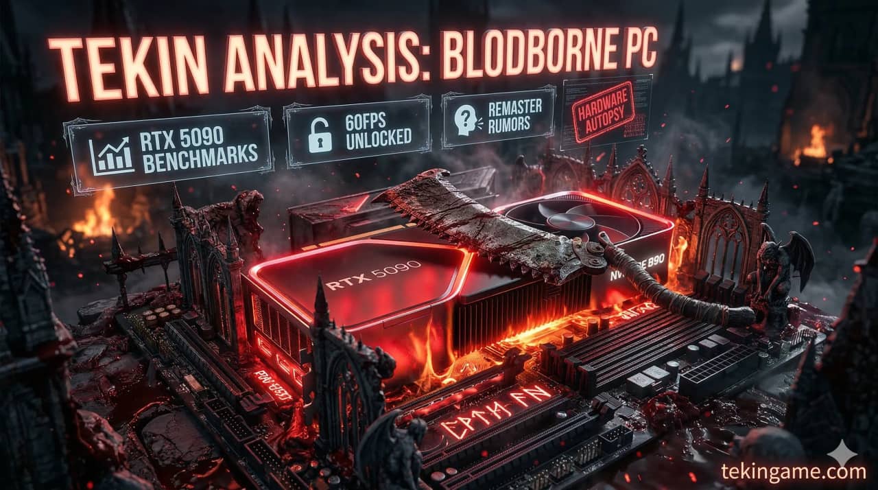 Tekin Analysis: The Bloodborne Curse 2026; Technical PC Port Dissection and RTX 5090 Benchmarks