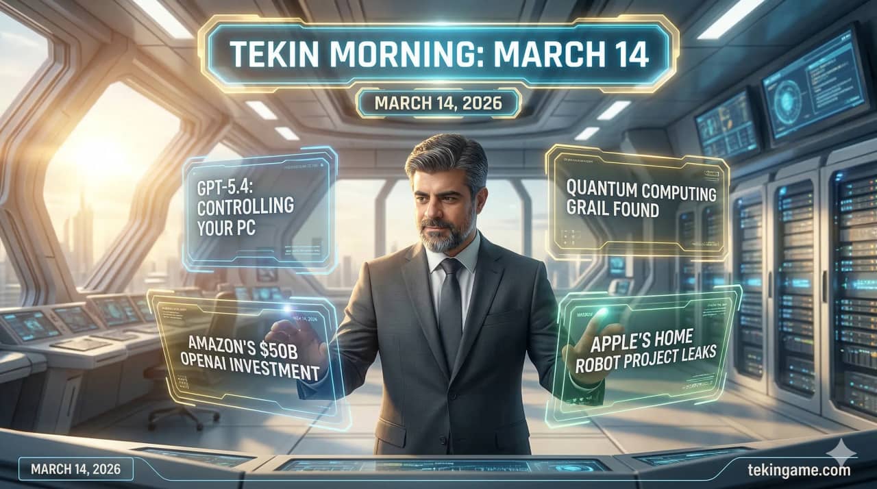 Tekin Morning March 14, 2026: 6 Revolutionary News That Lit Up Tech Morning