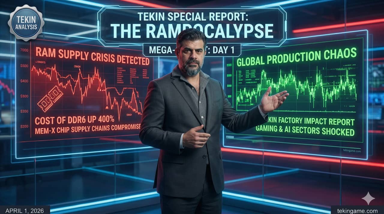 Tekin Day 1: 🚀 The RAMpocalypse, Agentic AI NPCs, and the Death of Cheap Gaming (April 2026)