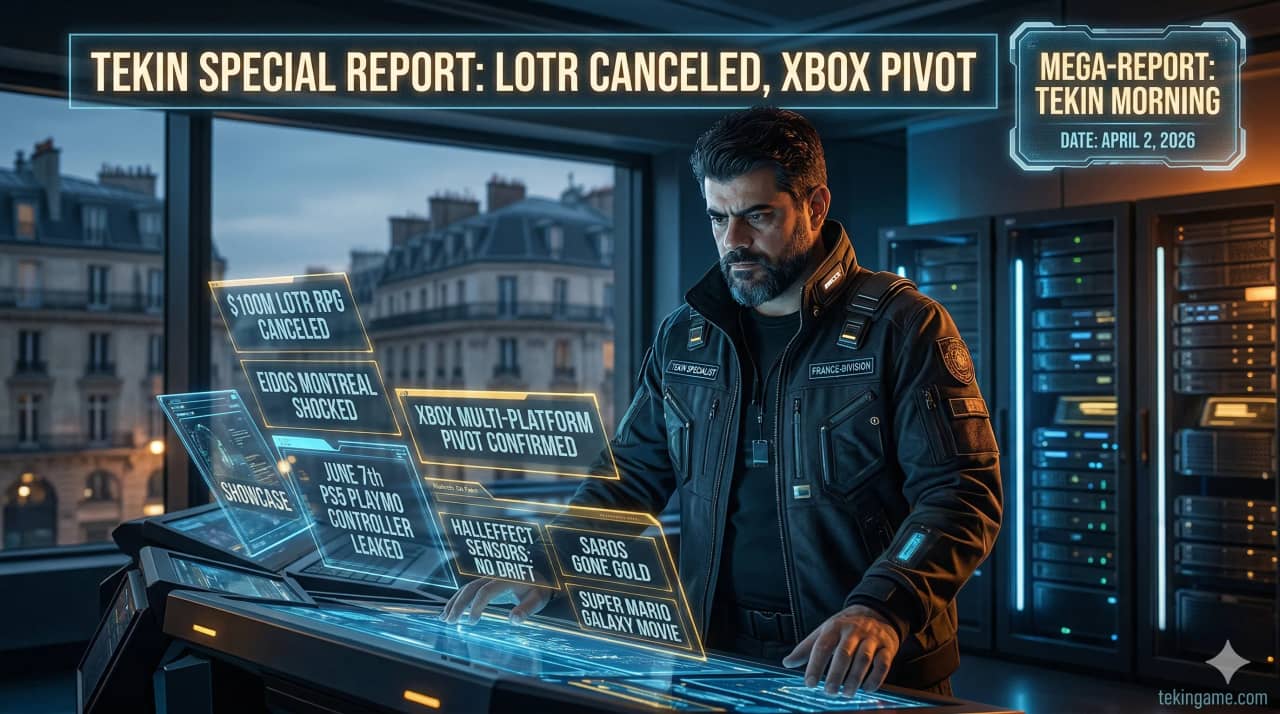 Tekin Morning Report April 2, 2026: Project Playmo Revealed & $100M LOTR RPG Canceled!