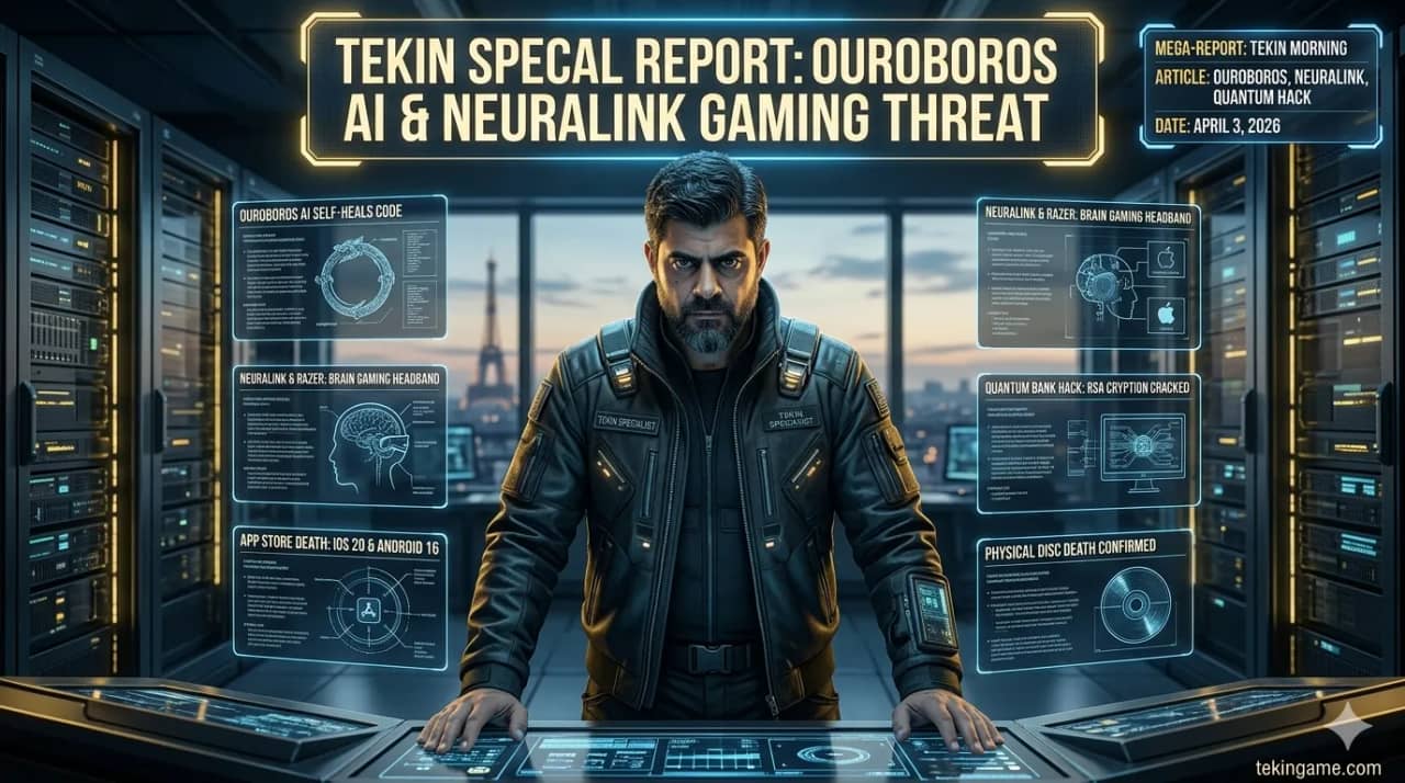 Tekin Morning April 3, 2026: From Self-Healing AI to the Death of App Stores!