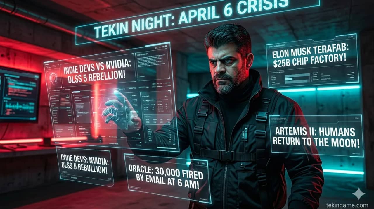 Tekin Night April 6, 2026: From Developer Revolt Against Nvidia to Oracle Firing 30,000