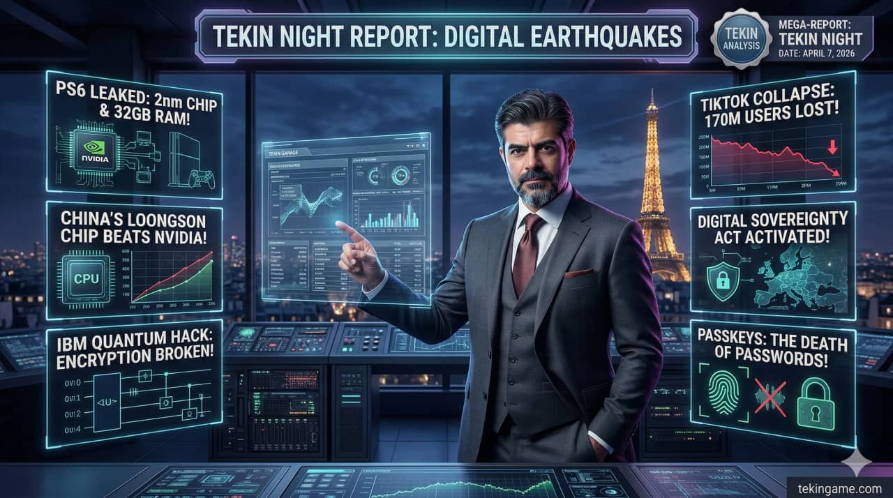 🌙 Tekin Night April 7: Nvidia Empire Falls, Quantum Revolution & The End of Passwords