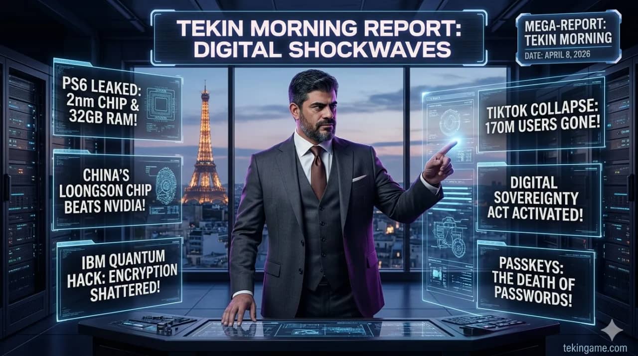 تکین مورنینگ 8 آوریل 2026: حمله سایبری ایران به آمریکا، سرقت 285 میلیون دلاری کره شمالی و انقلاب چیپهای AI
