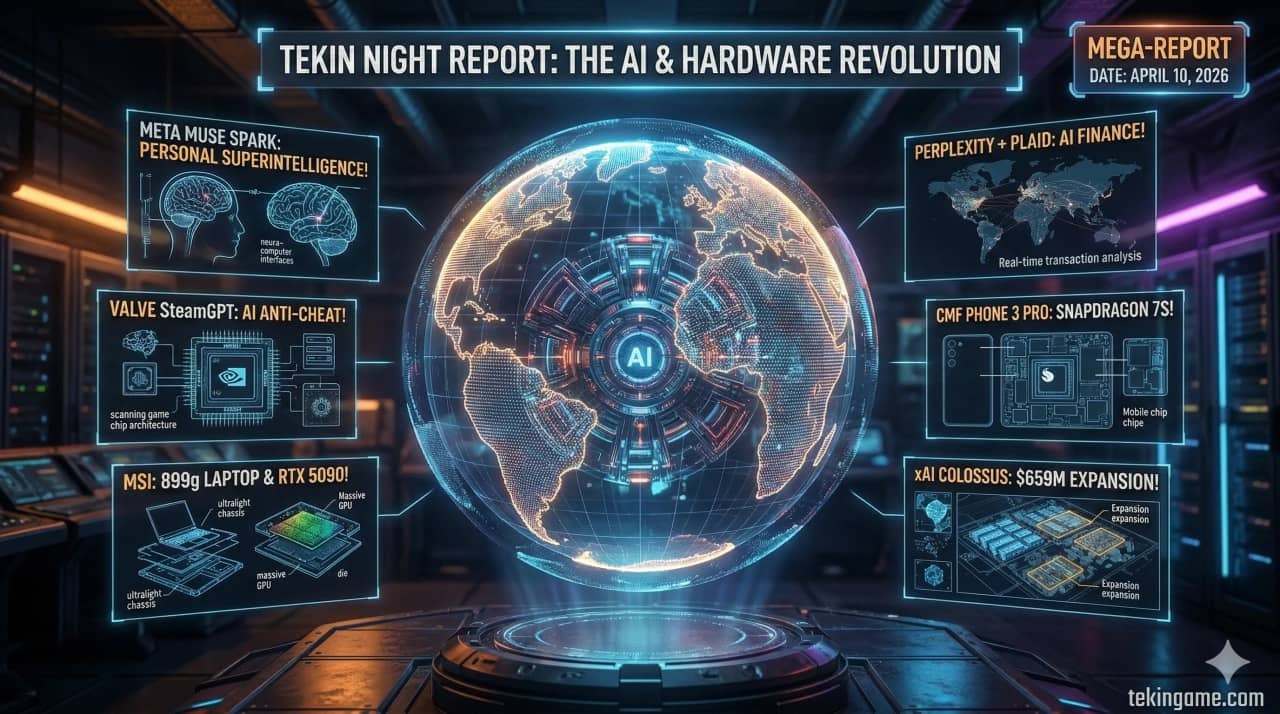 Tekin Night April 10: From Meta Muse Spark Bringing Personal Superintelligence to xAI Investing $659M in Colossus