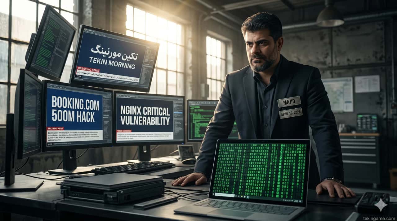 تكين مورنينج 16 أبريل 2026: اختراق Booking.com الضخم، ثغرة nginx-ui والابتكارات التقنية